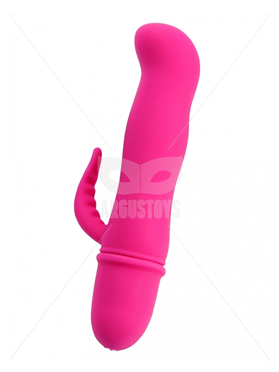 Mini vibrator sa dodatkom za klitoris — 11 cm, 10 režima — AT 1001
